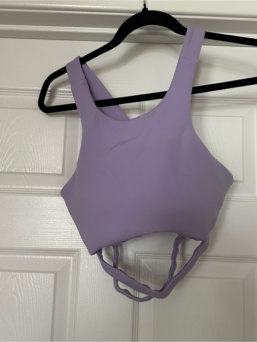 Cleo Harper Lavender Scoop Neck Sports Bralette